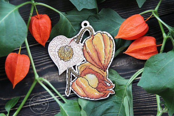 DIY Cross stitch kit on wood