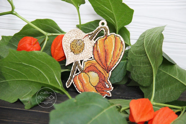 DIY Cross stitch kit on wood