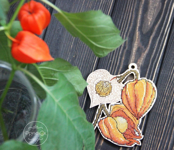 DIY Cross stitch kit on wood