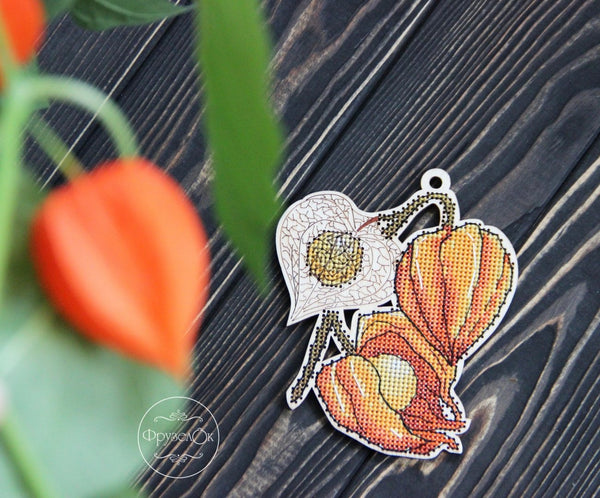 DIY Cross stitch kit on wood