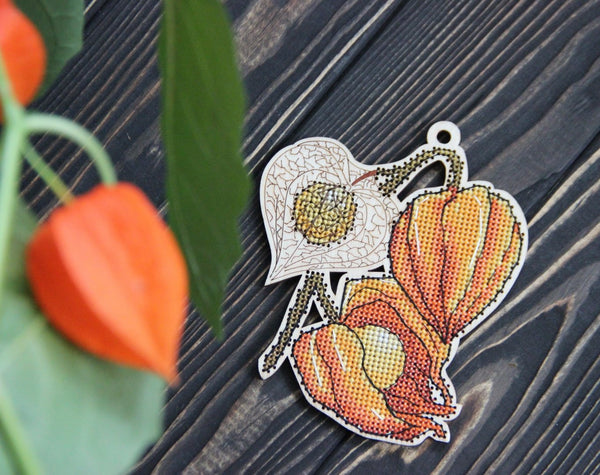 DIY Cross stitch kit on wood