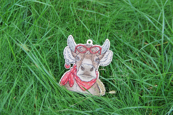 DIY Cross stitch kit on wood