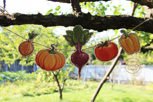 DIY Cross stitch kit on wood