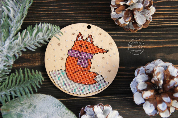 DIY Cross stitch kit on wood