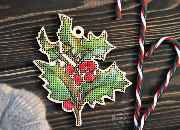 DIY Cross stitch kit on wood