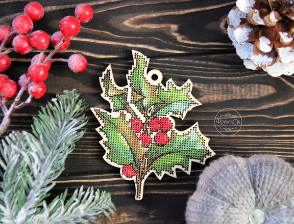 DIY Cross stitch kit on wood