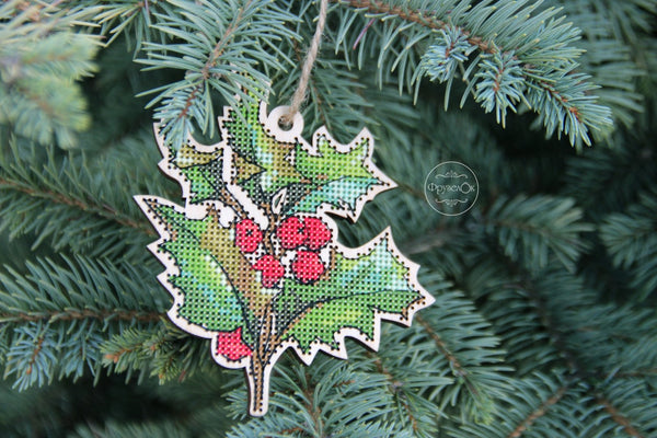 DIY Cross stitch kit on wood