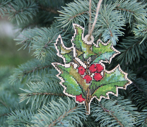 DIY Cross stitch kit on wood