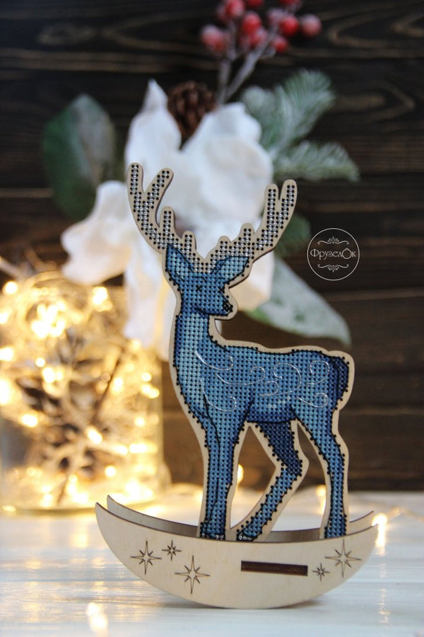 DIY Cross stitch kit on wood