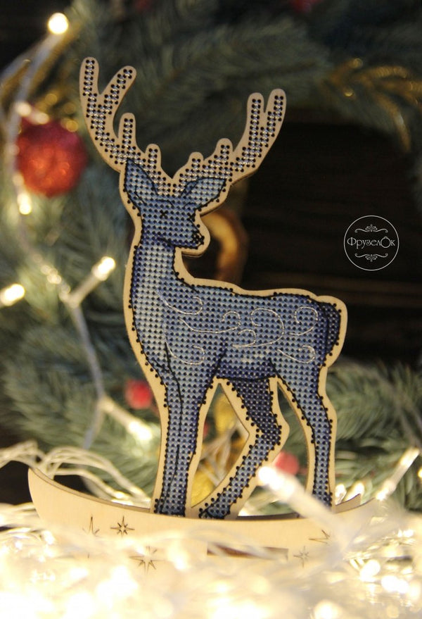 DIY Cross stitch kit on wood