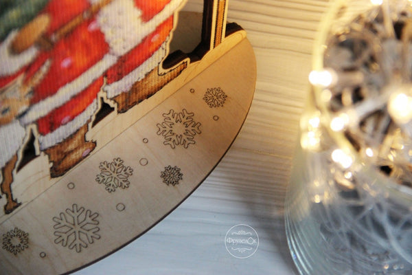 DIY Cross stitch kit on wood