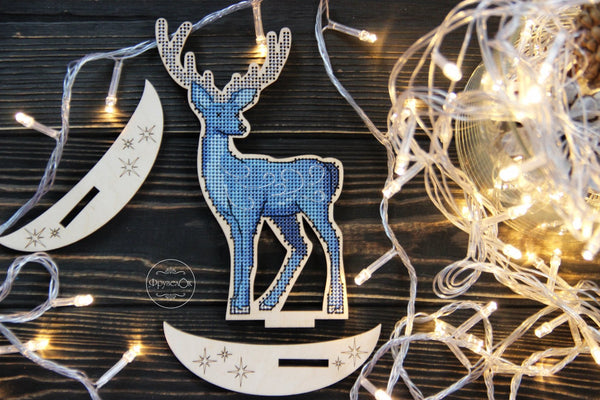 DIY Cross stitch kit on wood