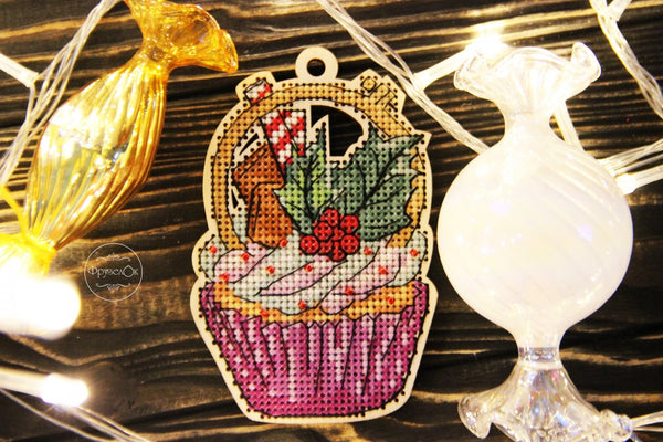 DIY Cross stitch kit on wood