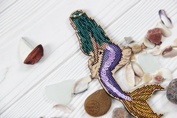 DIY Cross stitch kit on wood