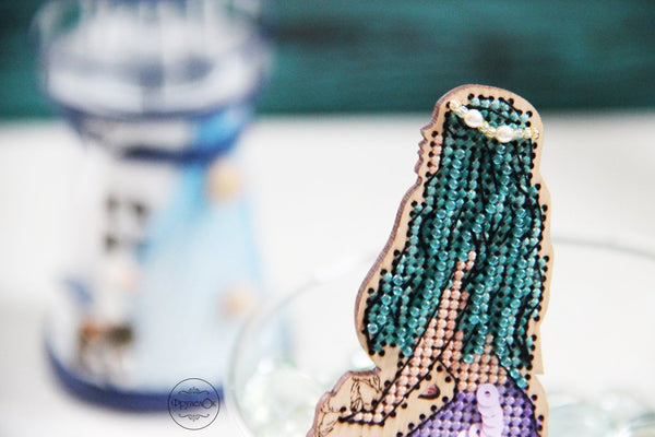 DIY Cross stitch kit on wood