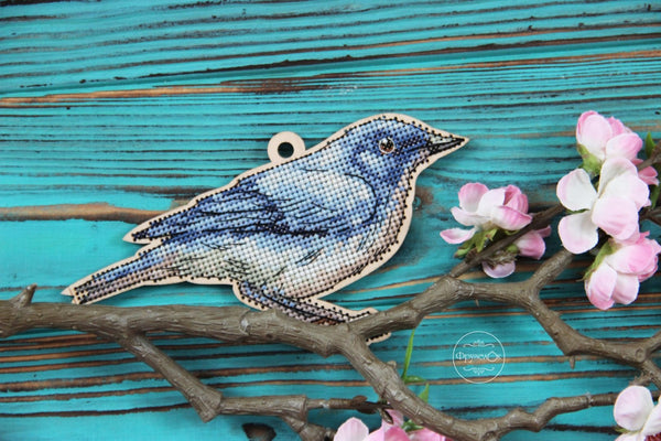 DIY Cross stitch kit on wood