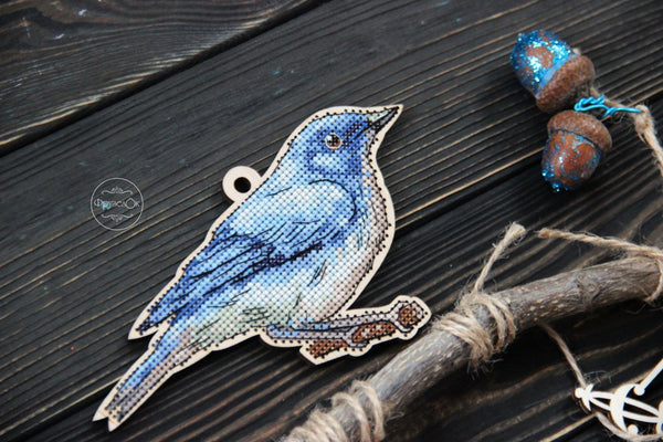 DIY Cross stitch kit on wood