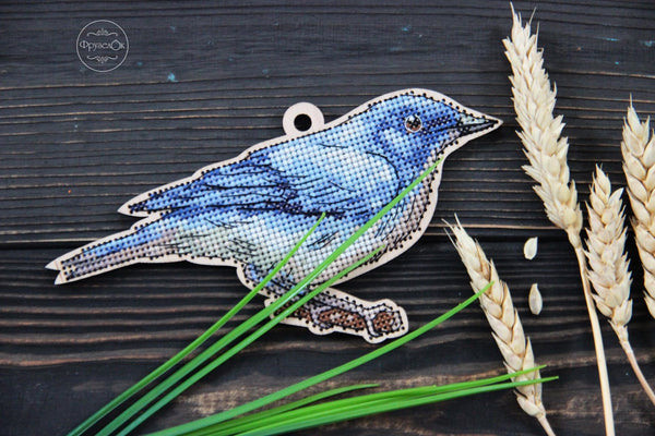 DIY Cross stitch kit on wood