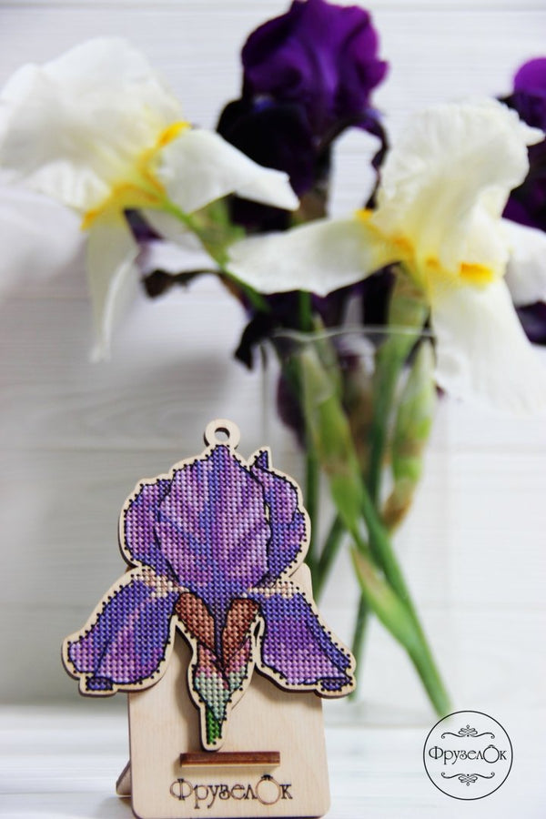 DIY Cross stitch kit on wood