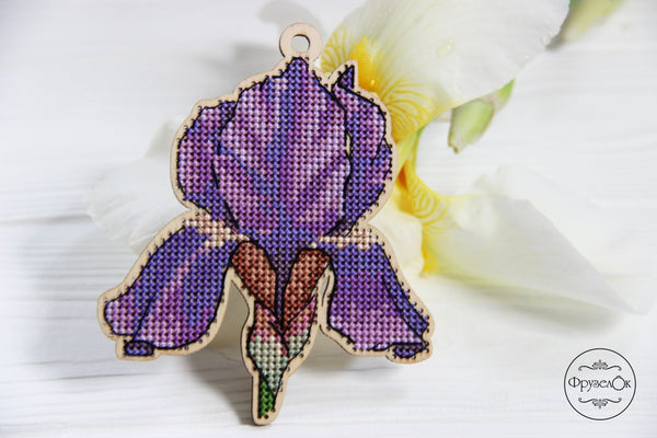 DIY Cross stitch kit on wood