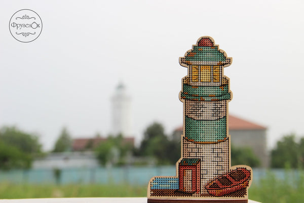 DIY Cross stitch kit on wood