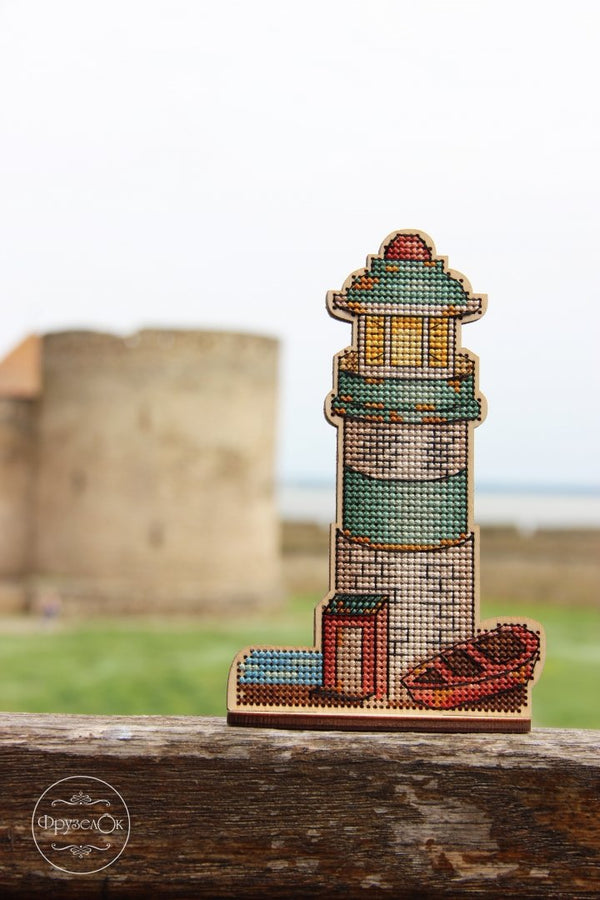 DIY Cross stitch kit on wood