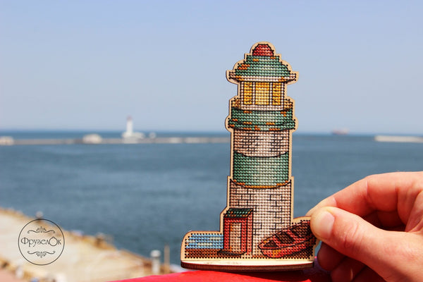 DIY Cross stitch kit on wood