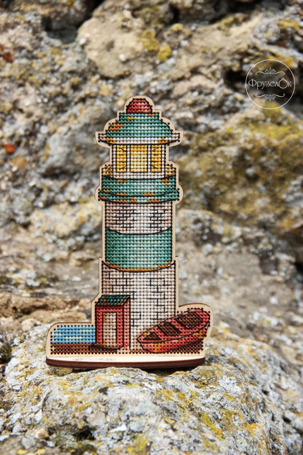 DIY Cross stitch kit on wood