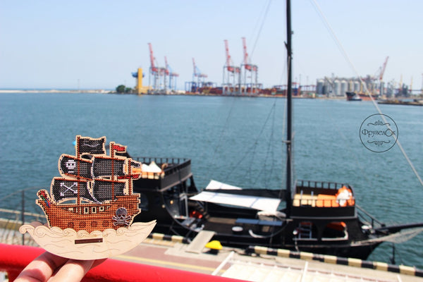 DIY Cross stitch kit on wood