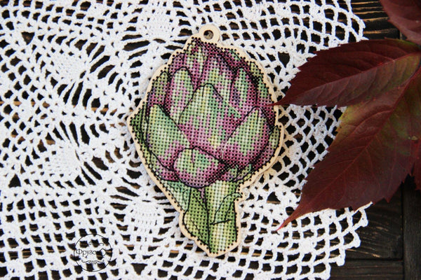 DIY Cross stitch kit on wood