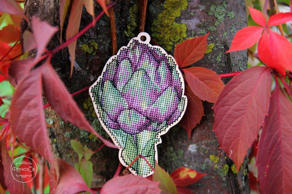 DIY Cross stitch kit on wood