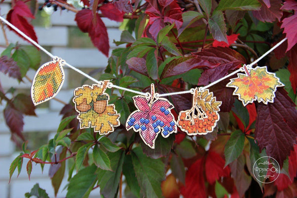 DIY Cross stitch kit on wood