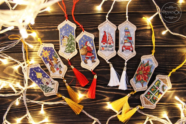 DIY Cross stitch kit on wood