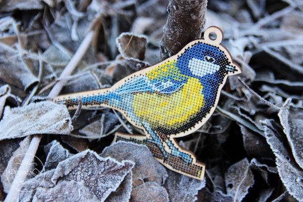 DIY Cross stitch kit on wood