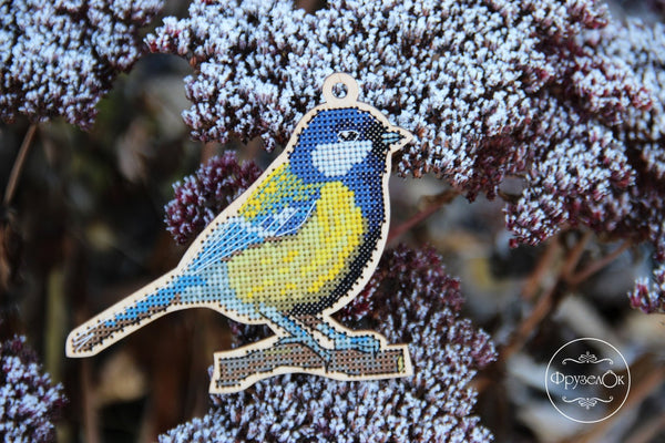 DIY Cross stitch kit on wood