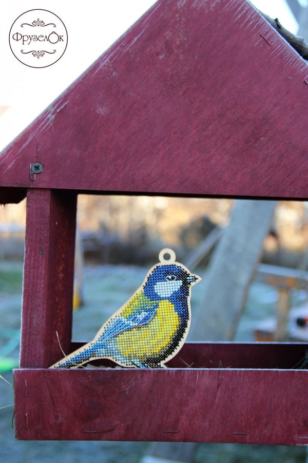 DIY Cross stitch kit on wood