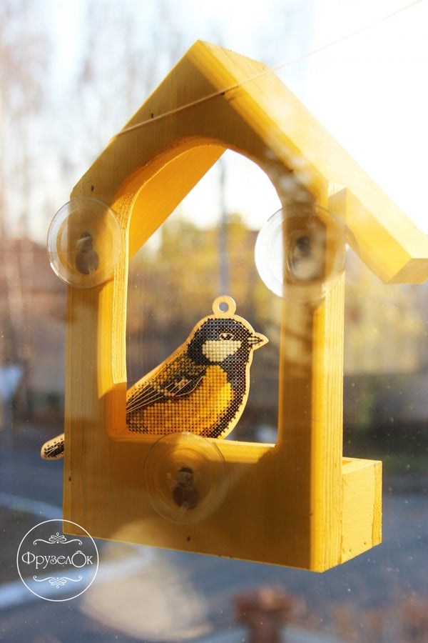 DIY Cross stitch kit on wood