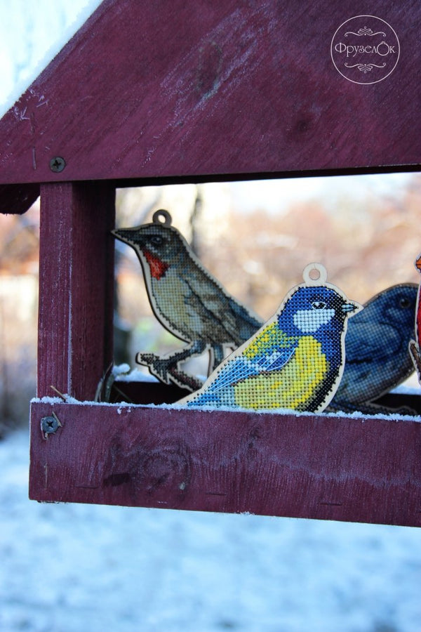 DIY Cross stitch kit on wood