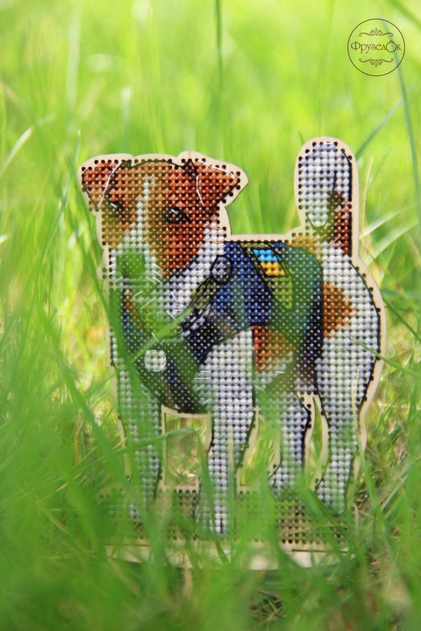 DIY Cross stitch kit on wood