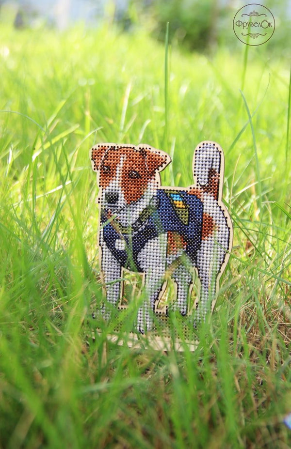 DIY Cross stitch kit on wood