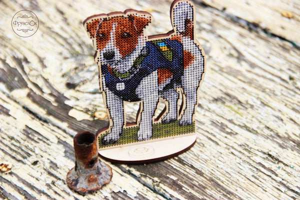 DIY Cross stitch kit on wood