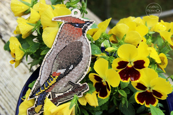 DIY Cross stitch kit on wood