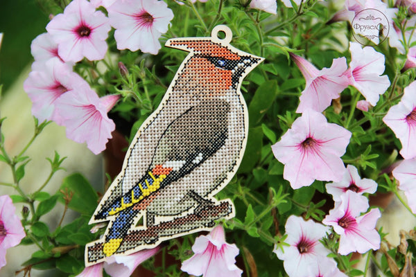 DIY Cross stitch kit on wood