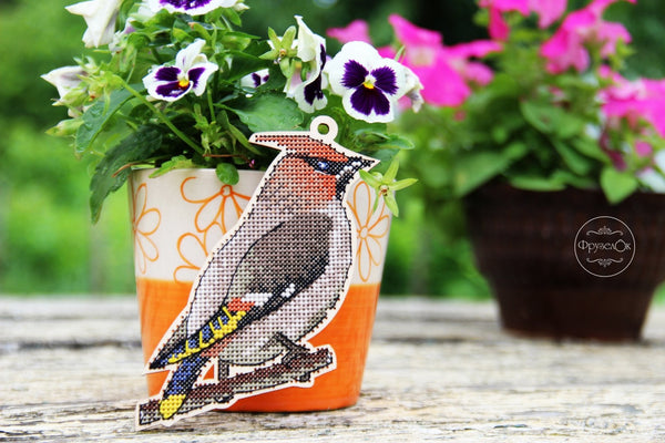 DIY Cross stitch kit on wood