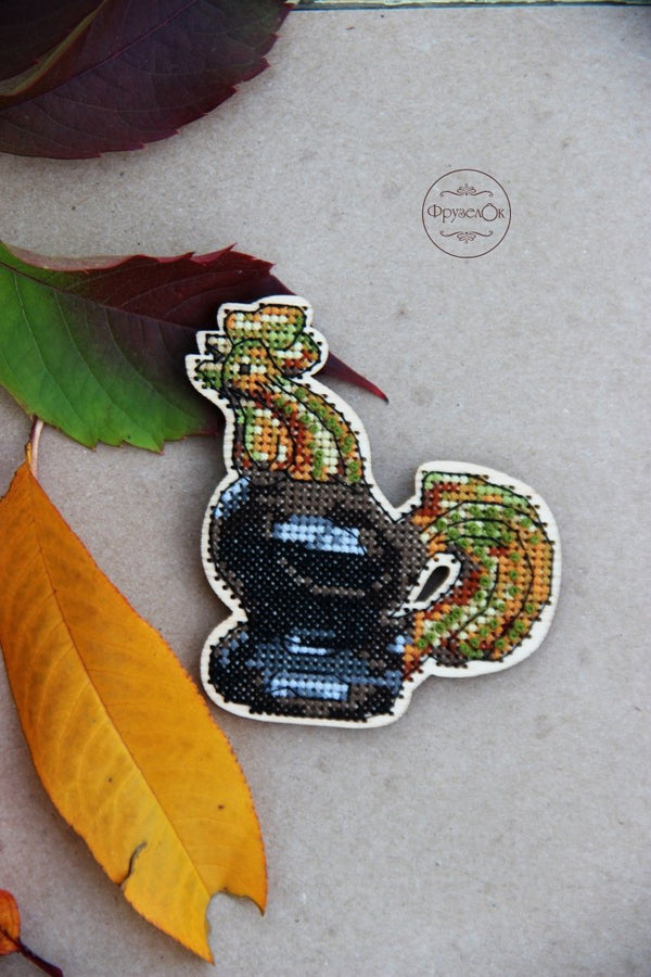 DIY Cross stitch kit on wood