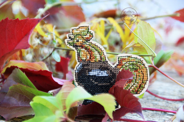 DIY Cross stitch kit on wood