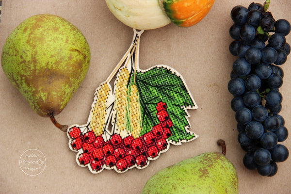 DIY Cross stitch kit on wood