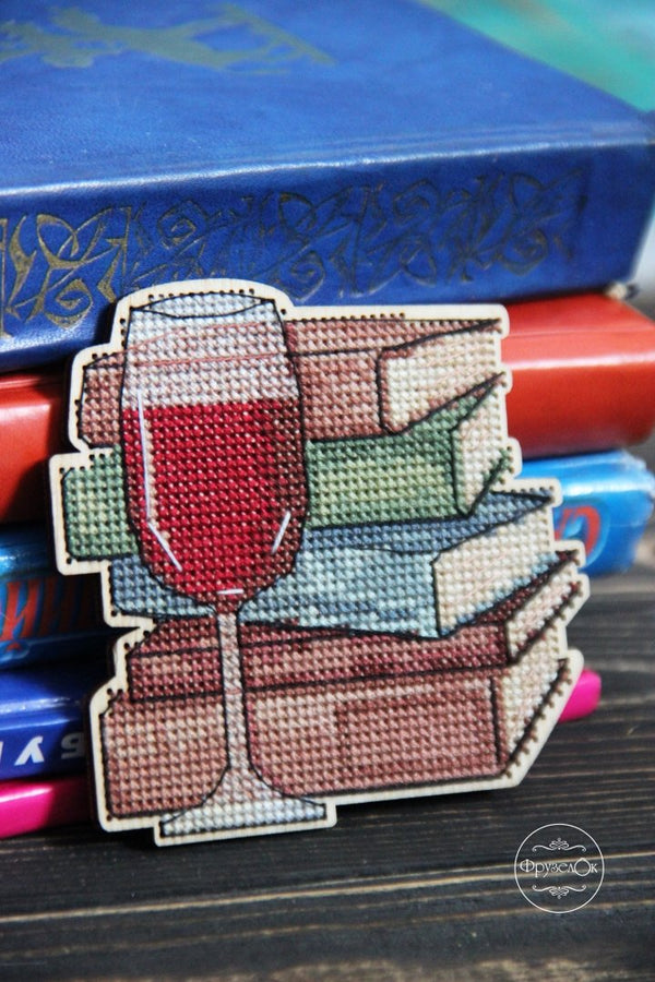 DIY Cross stitch kit on wood