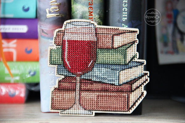 DIY Cross stitch kit on wood