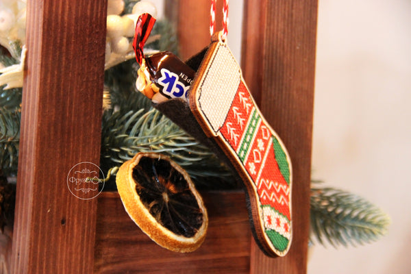 DIY Cross stitch kit on wood